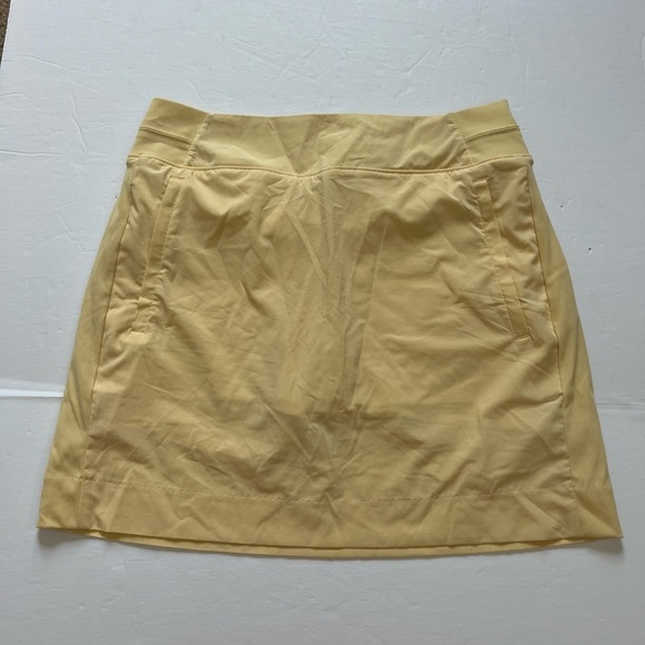 Athleta Brooklyn Skort 16” Yellow Size 6 - Picture 1 of 10